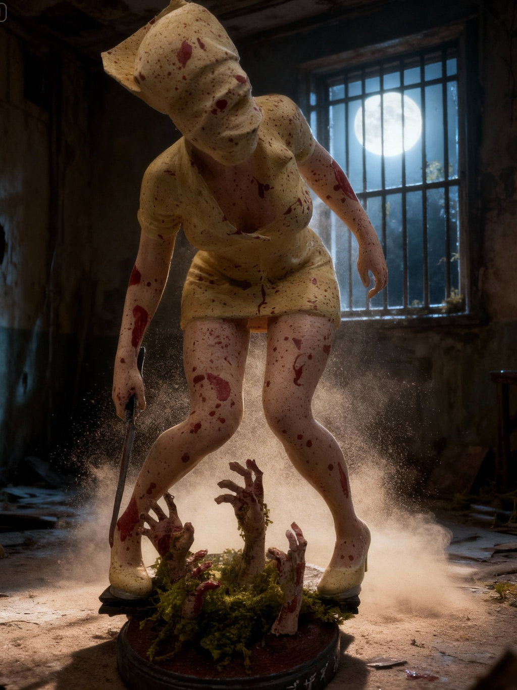 Silent Hill – Figurine de Collection/Pièce Unique – (Nurse) (24cm)